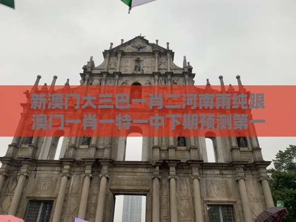 新澳门大三巴一肖二河南雨纯跟澳门一肖一特一中下期预测第一性原理解读、专家解读解释与落实-抵制虚假诱导套路